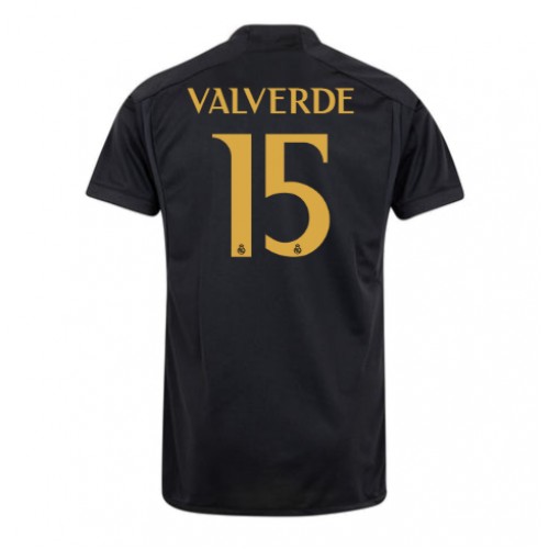 Echipament fotbal Real Madrid Federico Valverde #15 Tricou Treilea 2023-24 maneca scurta